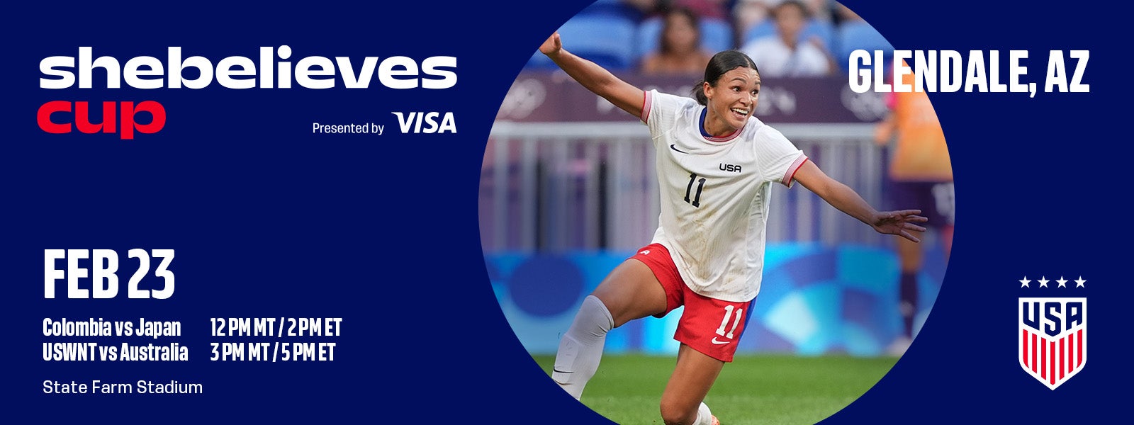 SheBelieves Cup 2025 | State Farm Stadium